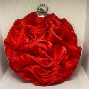 Red Rose Clutch Bag